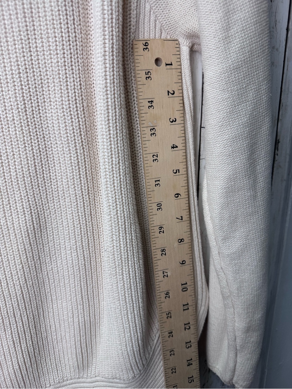 Loft Women's Cream Cowl Neck Sweater size XL - Picture 8 of 8